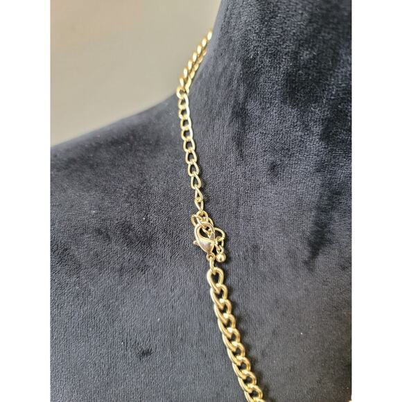 Women's Statement Bib Necklace Colorful Gemstones With Lobster Clasp Lock - Picture 6 of 6